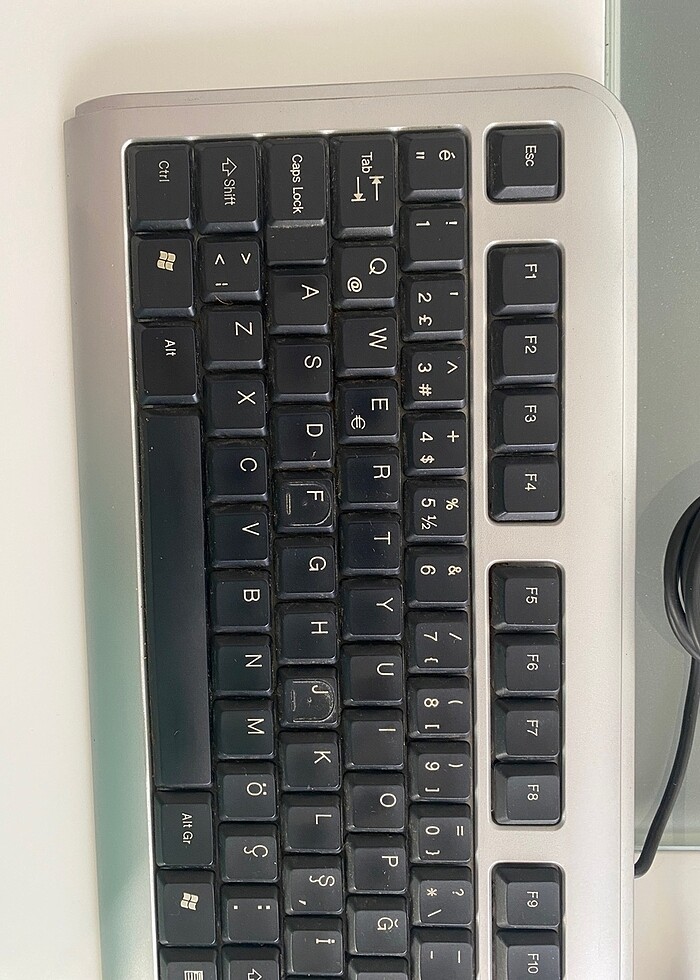 A4 Tech LCD-720 Kablolu Klavye - Görsel 4