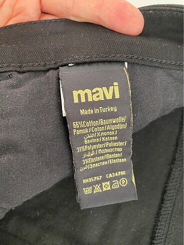 33 Beden siyah Renk Orijinal Mavi Martin