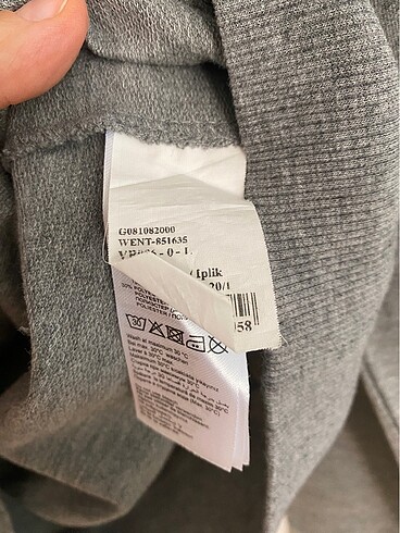 l Beden gri Renk Orijinal Sweat