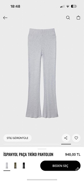 Bershka triko pantolon