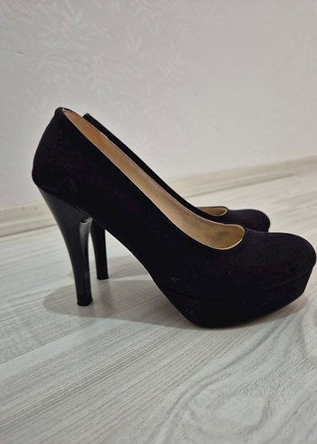 37 Beden Diger Siyah Kadın Stiletto Klasik Ayakkabı
