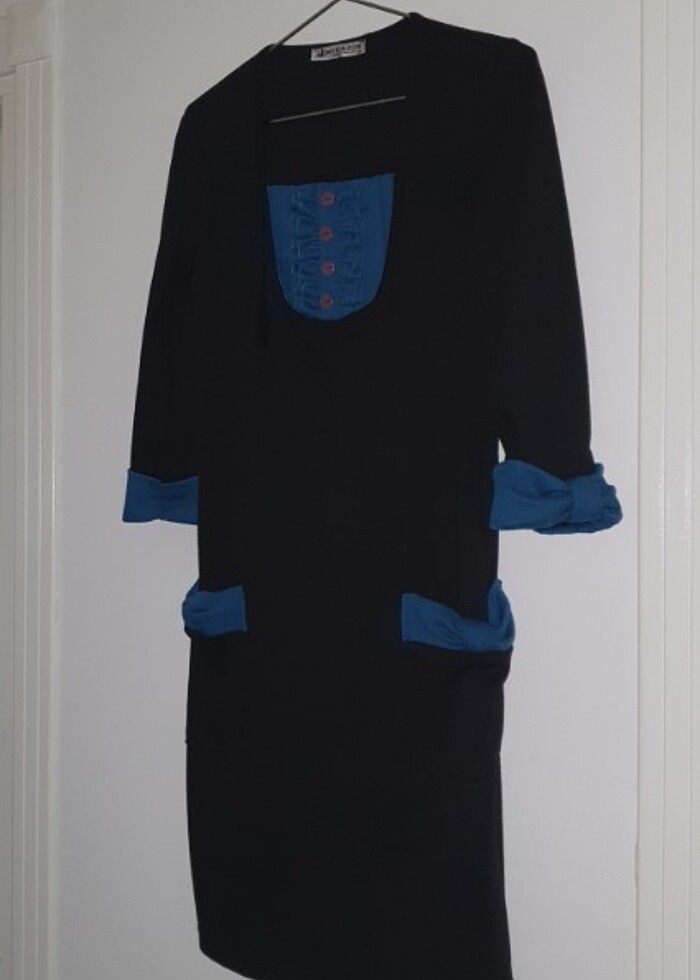 Kapri kollu elbise - Görsel 2