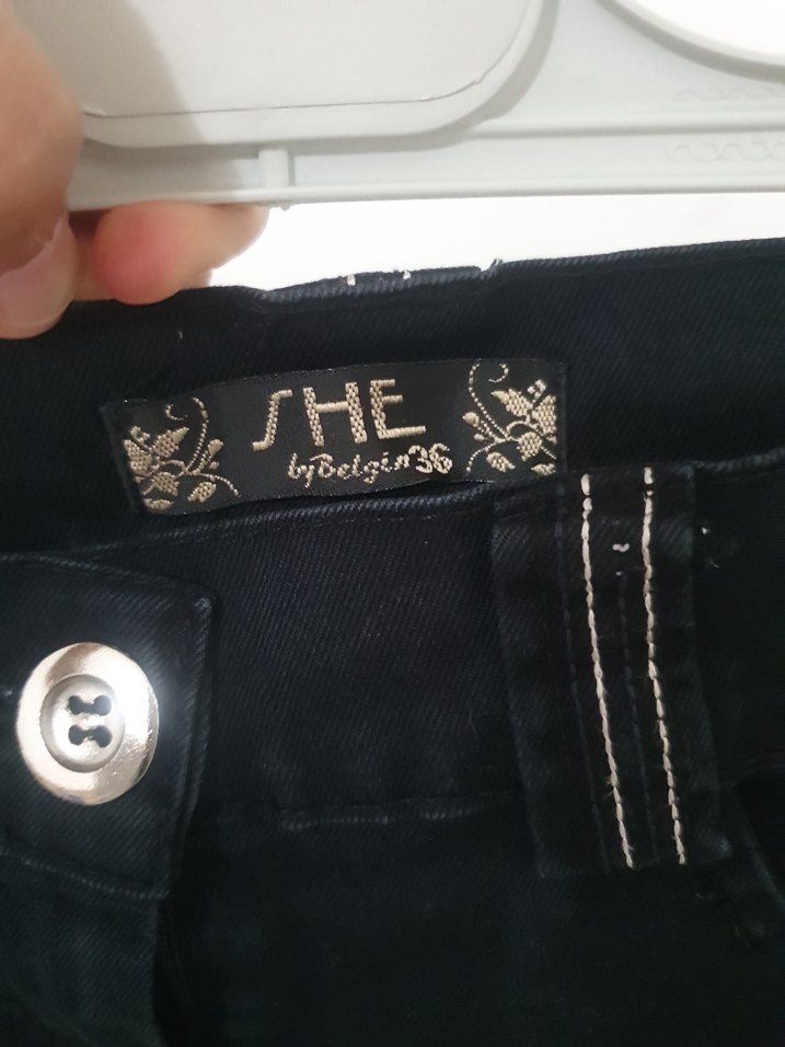 Siyah Uzun Kot Etek - Görsel 4