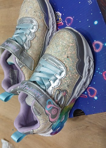 Kız Çocuk Çok Renkli Spor Ayakkabı Skechers - Görsel 6