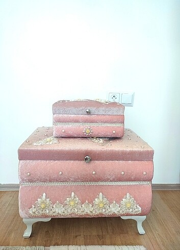 İkili Çeyiz Sandığı - Görsel 2