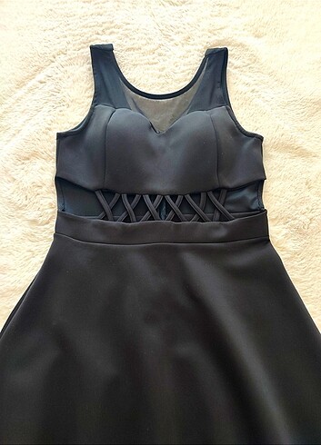 Siyah Gece Elbisesi - Görsel 5