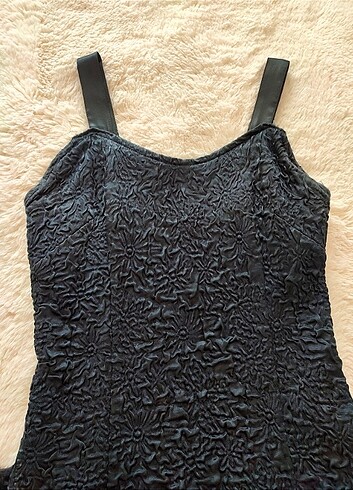 Siyah Kalem Elbise - Görsel 5