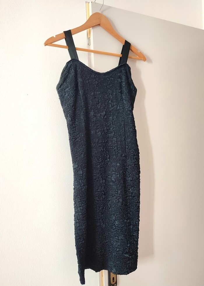 Siyah Kalem Elbise - Görsel 2