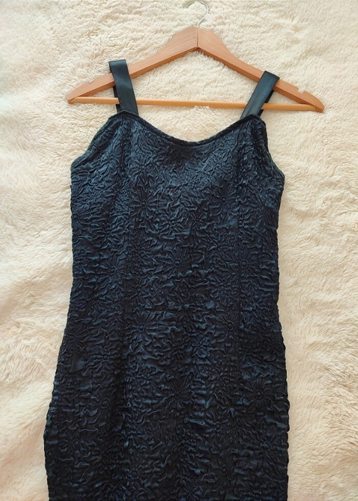 Siyah Kalem Elbise - Görsel 4