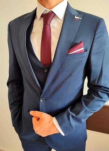 LACİVERT TAKIM ELBİSE - Görsel 2