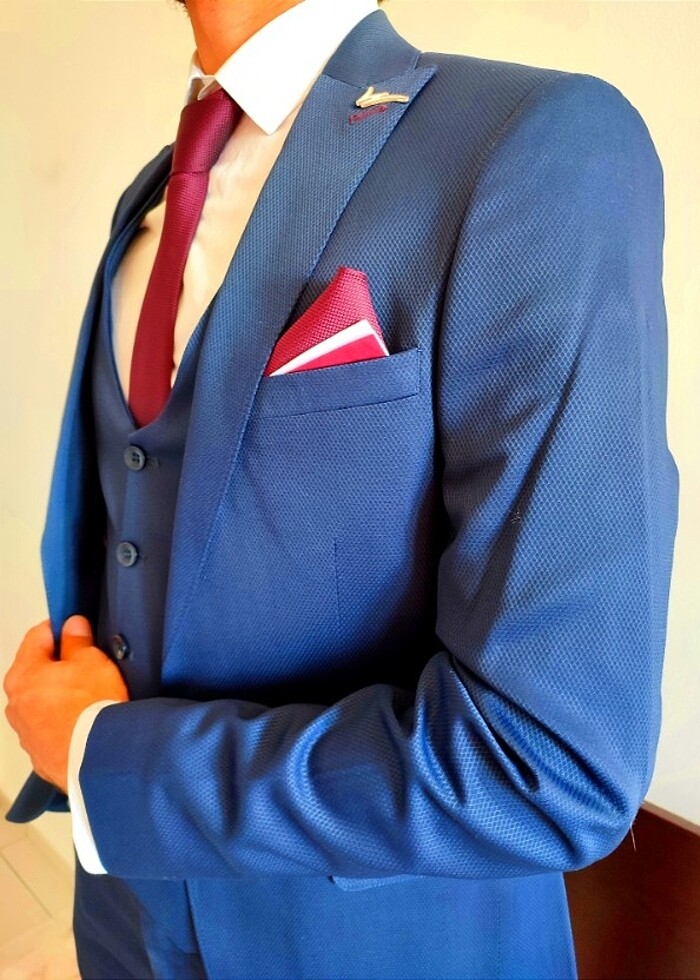 LACİVERT TAKIM ELBİSE - Görsel 4