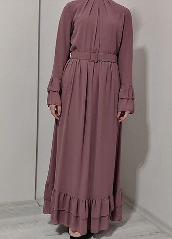 Şifon Elbise - Görsel 7