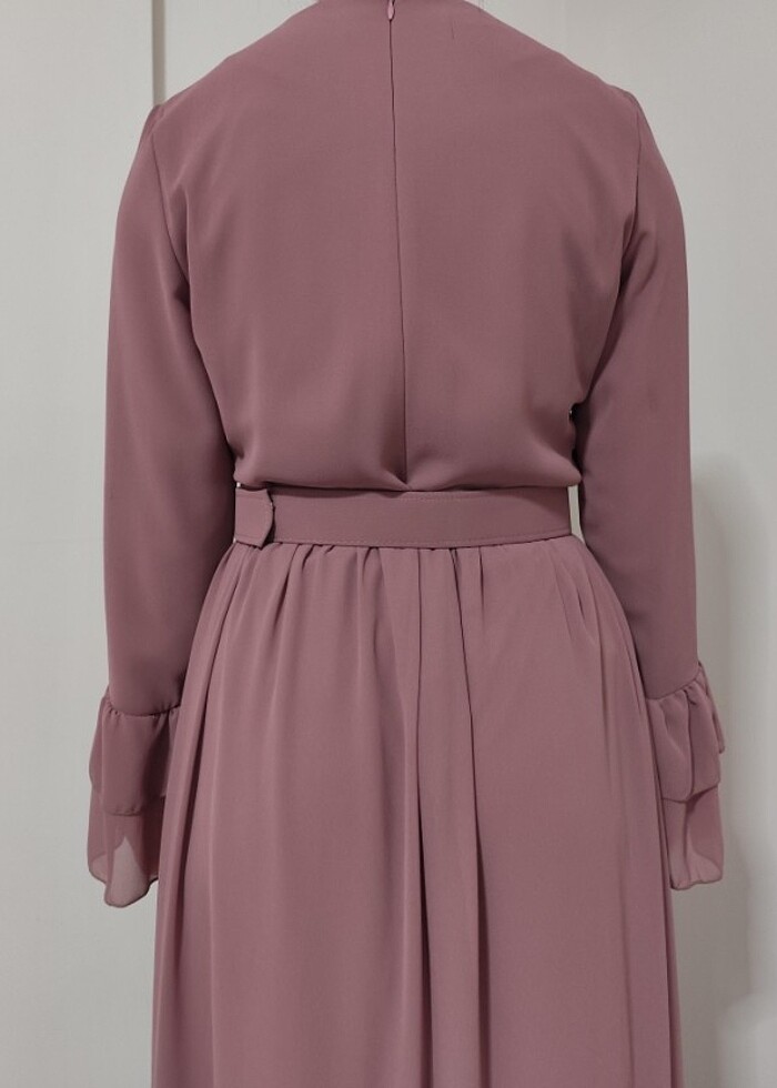 Şifon Elbise - Görsel 4