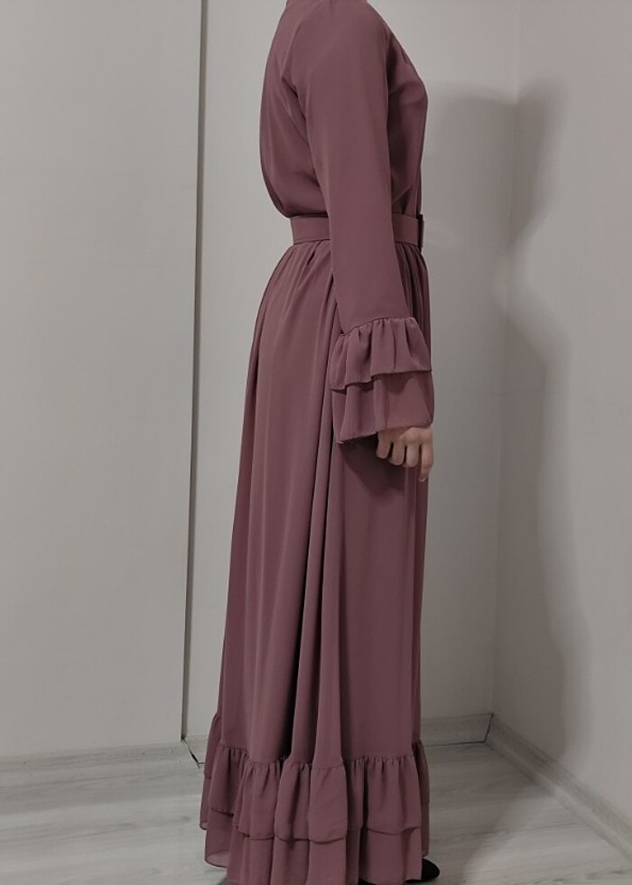 Şifon Elbise - Görsel 3