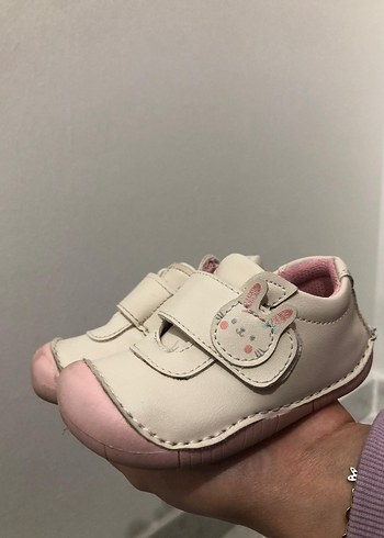 Kız Bebek İlk Adım Ayakkabısı Beyaz - Görsel 8