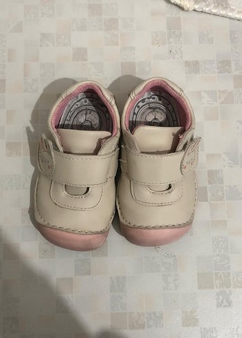 Kız Bebek İlk Adım Ayakkabısı Beyaz - Görsel 3