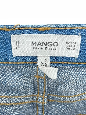 36 Beden mavi Renk Mango Jean / Kot %70 İndirimli.