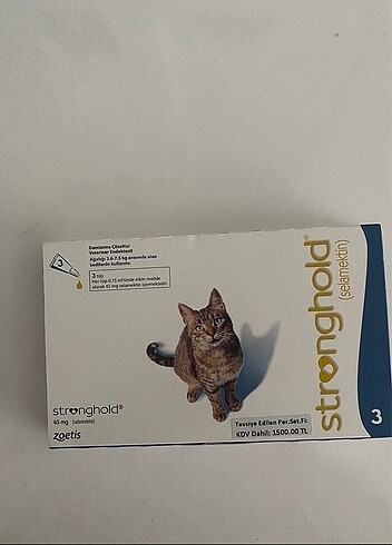 Stronghold kedi iç dış parazit