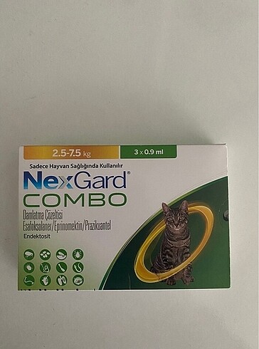 Nexsgard combo kedi iç dış parazit