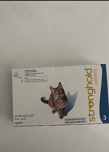 Stronghold kedi iç dış parazit