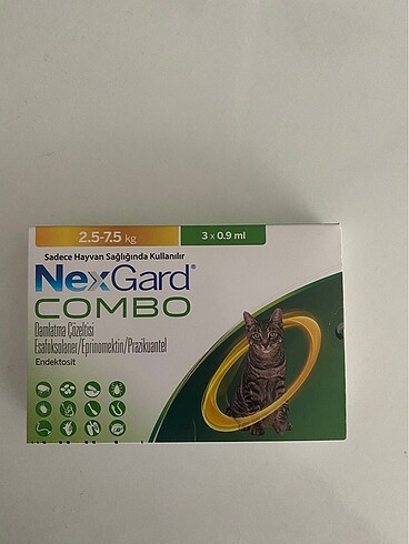 Nexsgard combo kedi iç dış