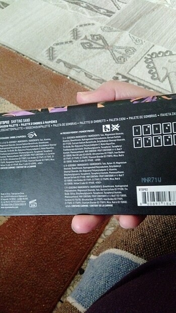 NYX NYX far paleti off tropic hiç kullanılmamış sıfır ürün 