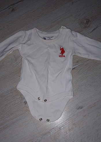 Uzun Kollu Beyaz Bebek Body