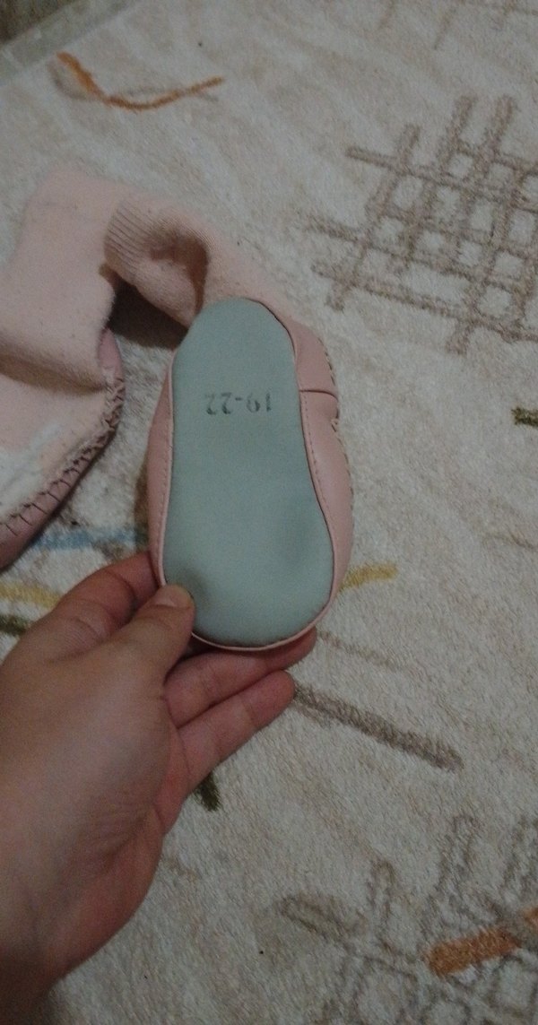 Kız Çocuk Pembe Örgü Sıcak Terlik - Görsel 2