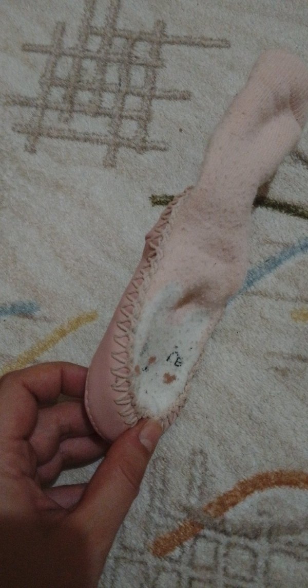 Kız Çocuk Pembe Örgü Sıcak Terlik - Görsel 4