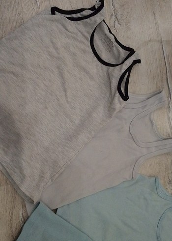 Çocuk Gri Atlet - Görsel 3