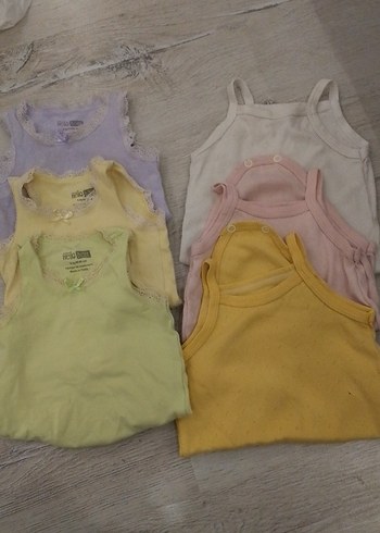 Çocuk Pastel Renkli Atlet Seti - Görsel 2