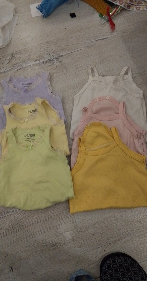 Çocuk Pastel Renkli Atlet Seti - Görsel 3