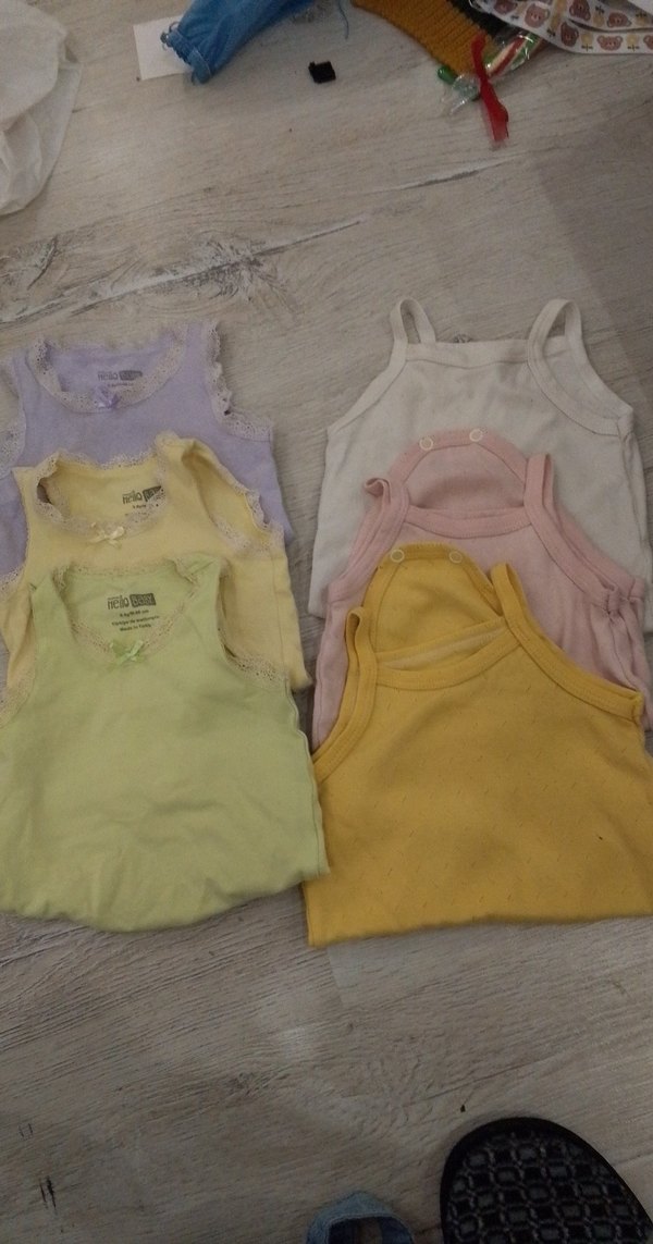 Çocuk Pastel Renkli Atlet Seti - Görsel 2