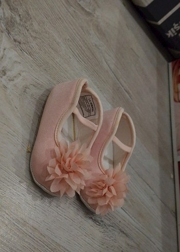 Kız Çocuk Pembe Fırfırlı Babet - Görsel 3