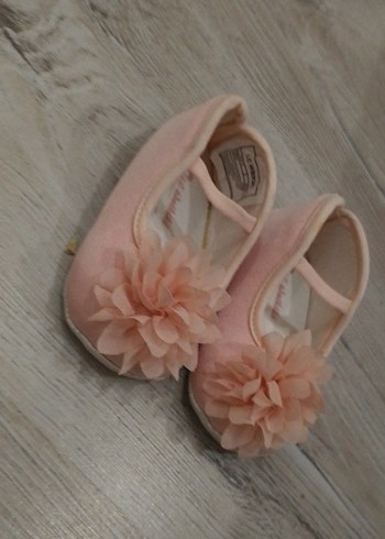 Kız Çocuk Pembe Fırfırlı Babet - Görsel 2