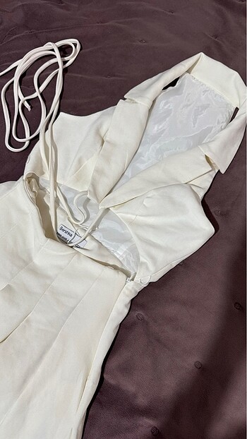 Bershka pilili elbise