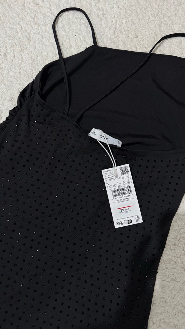 Mango taşlı elbise - Görsel 3