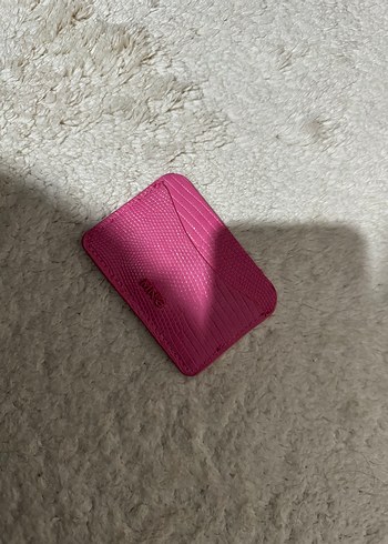 Mango Pembe Deri Yılan Desenli Kadın Cüzdanı - Görsel 3