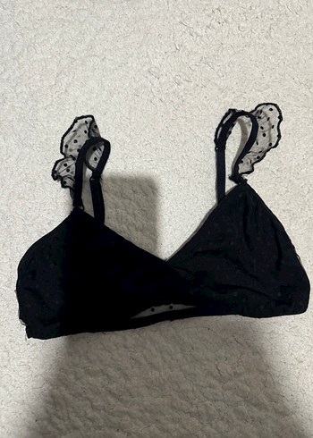Stradavarıus Siyah Gotik Parisian Midi Bralet - Görsel 2