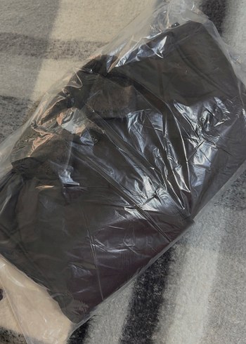 H&M Çift Yüzlü Kahverengi Süet Ceket - Görsel 4