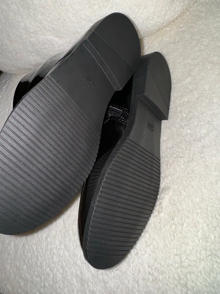 Siyah Rugan Kadın Stiletto Bot - Görsel 4