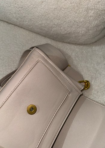 Bej Deri Kadın Çanta - Görsel 5