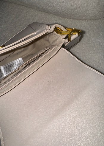 Bej Deri Kadın Çanta - Görsel 6