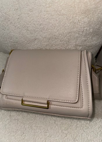 Bej Deri Kadın Çanta - Görsel 4