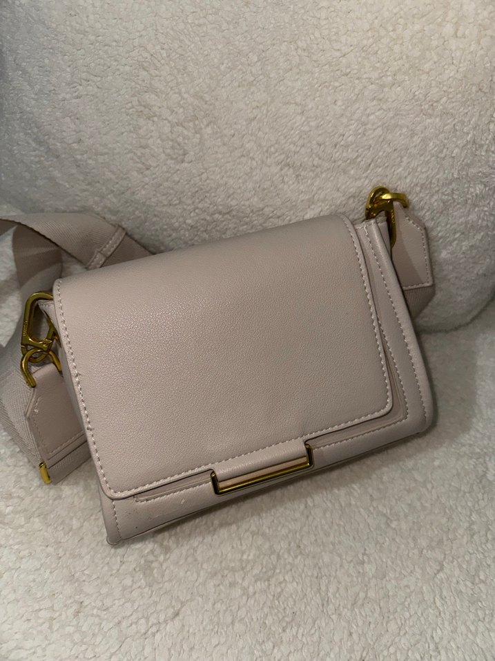 Bej  Deri Kadın Çanta - Görsel 2