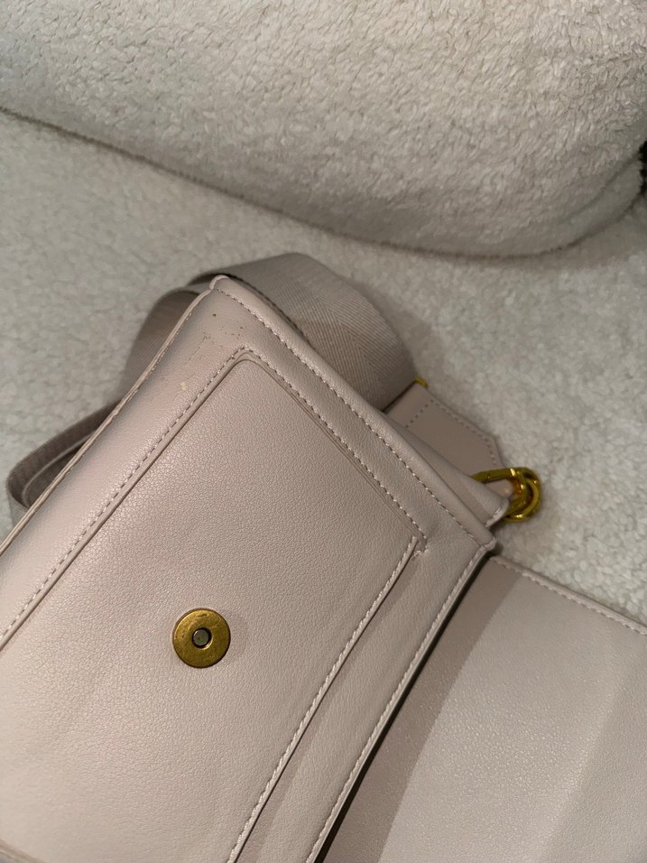 Bej  Deri Kadın Çanta - Görsel 5