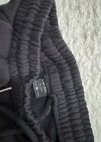 Siyah Rahat Kesim Kadın Eşofman Altı - Görsel 5