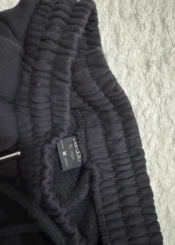 Siyah Rahat Kesim Kadın Eşofman Altı - Görsel 4