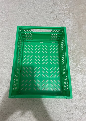 Beden Renkli Yeşil Saklama Sepeti