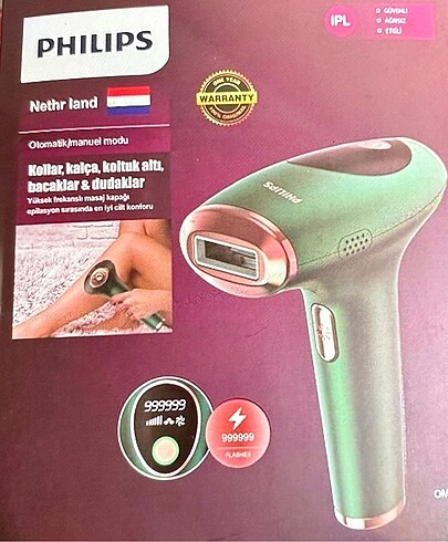 Philips lumia epilasyon makinesi